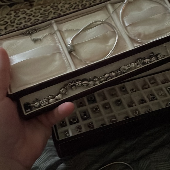 Many authentic Pandora charms and bracelets, necklaces - Picture 2 of 3